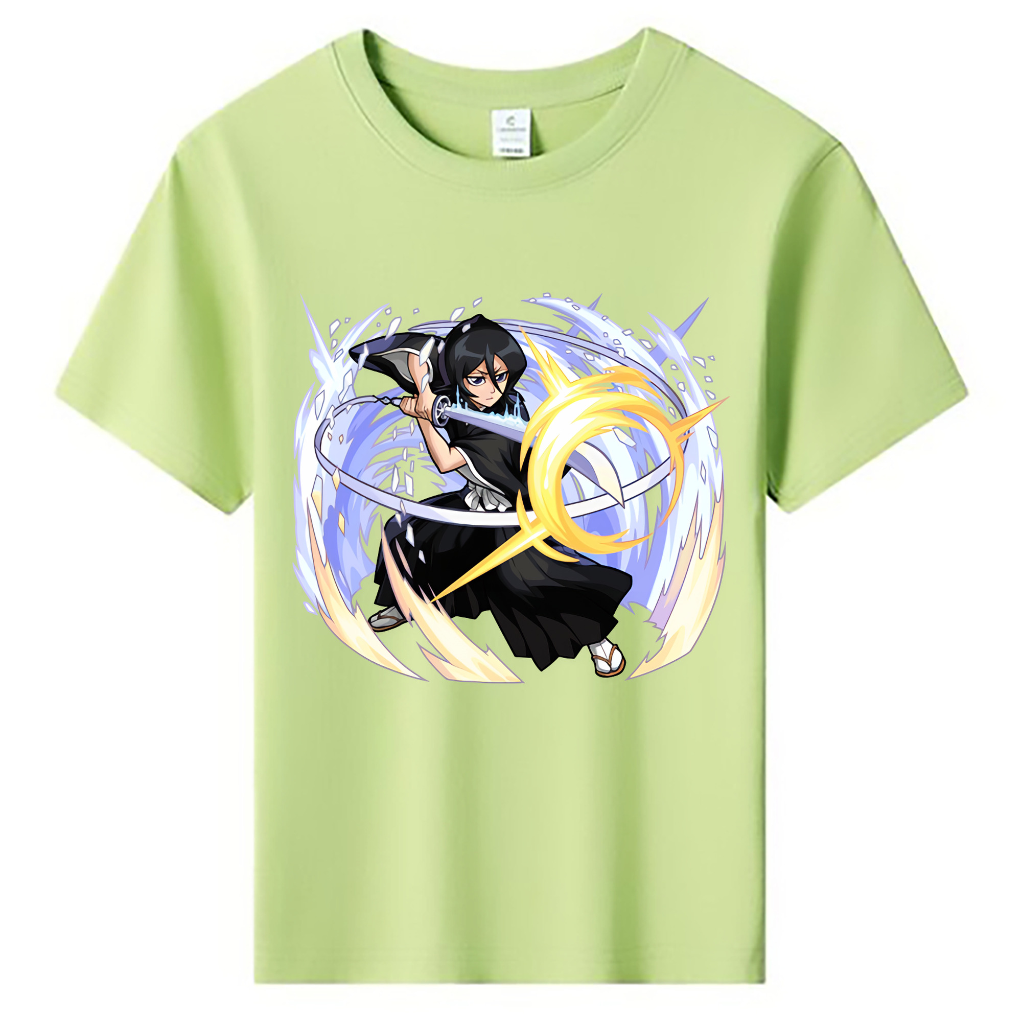 （画像用） ブリーチ 朽木ルキア BLEACH Kuchiki Rukia 綿100％キッズTシャツ（フロントプリント）